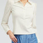 Current Air - Collared Knit Top