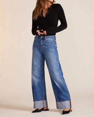 Bobi - Long Sleeve Slim Button Placket Tee