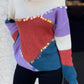 Entro - Colorblock Sequin Sweater