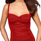 Kallure - Twist Front Shirred Tankini Top