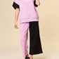 Double Take - Chic Textured T-Shirt & Pants Set