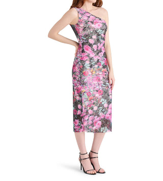 Steve Madden - Vestido Sacha Floral Um Ombro