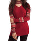 French Kyss - Katherine Braided Open Neck Sweater