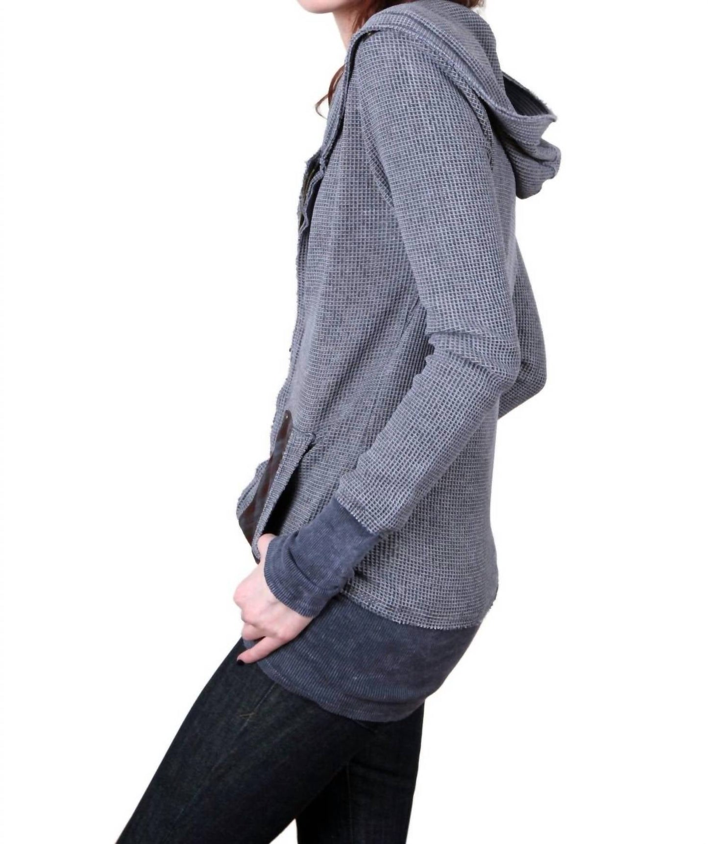 Tough Luv - 90's Seattle Thermal Tunic Hoodie