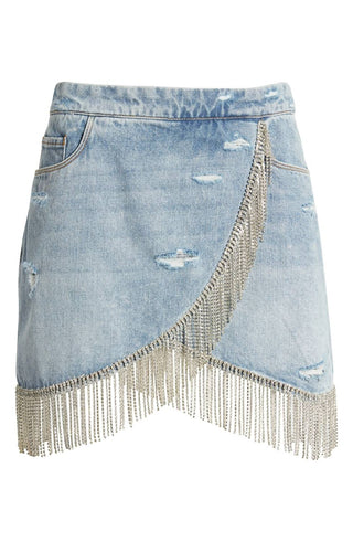 Blanknyc - Rhinestone Mini Skirt