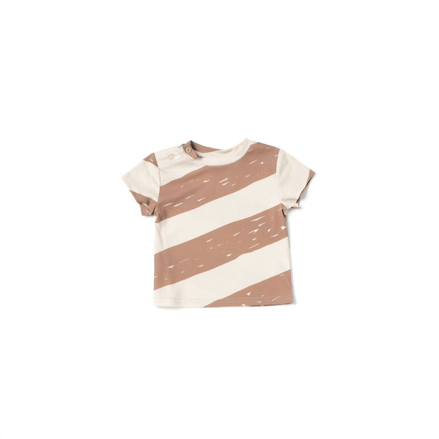 Omamimini - Baby Boxy T-Shirt with Stripes