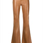 Alice + Olivia - Marshall Vegan Leather Crop Bell Pant