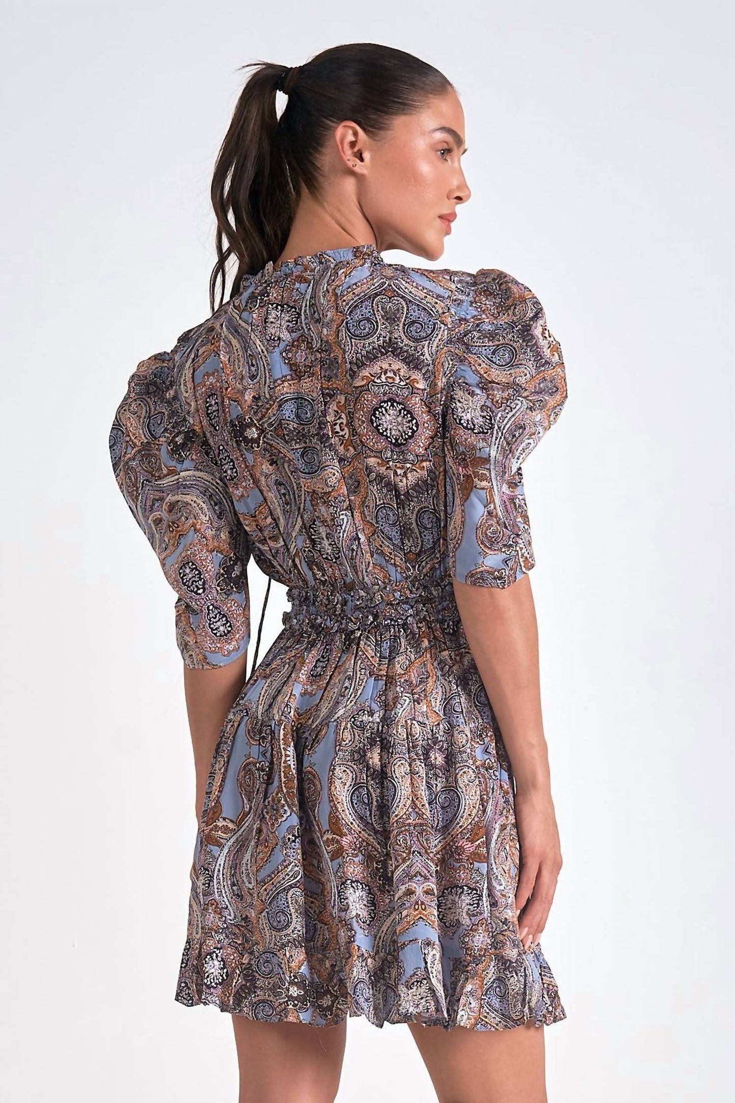 Elan - Paisley Mini Dress