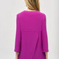 Joseph Ribkoff - Embellished Zip Front Split Sleeve Tunic