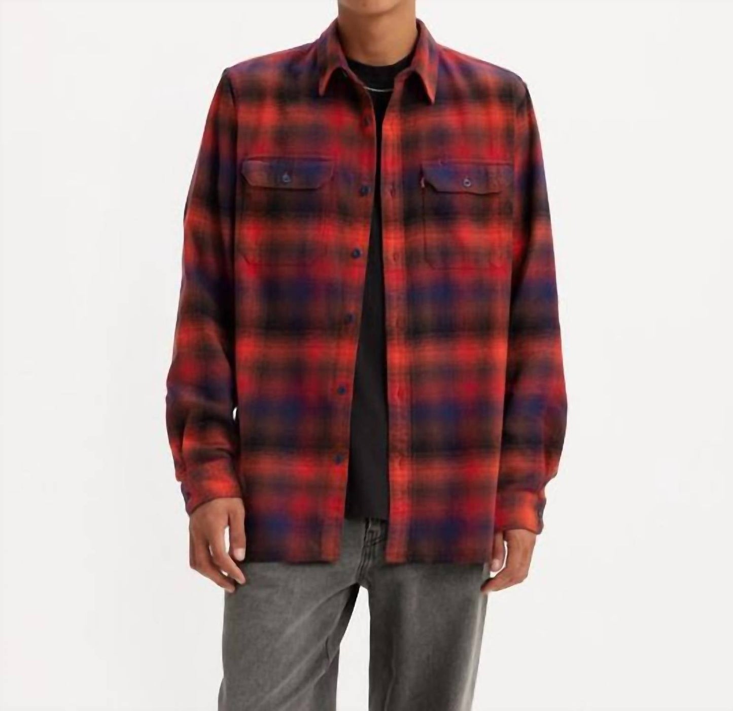 Levi'S - Jackson Worker Flannel Jonty Plaid Shirt