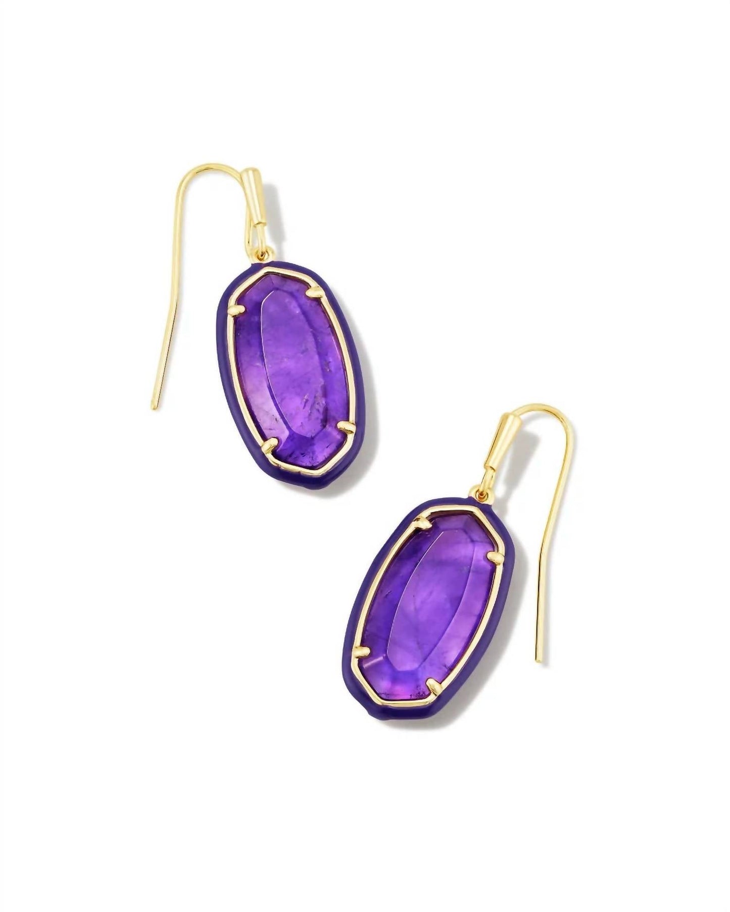 Kendra Scott - Dani Enamel Frame Drop Earrings