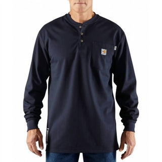 Carhartt - Flame Resistant Force Long Sleeve Henley Shirt - Tall