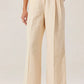 Astr - Bryony Linen Blend Pleated Pants