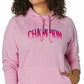 Moletom com capuz Champion Powerblend Graphic Feminino Roxo Tamanho 2X