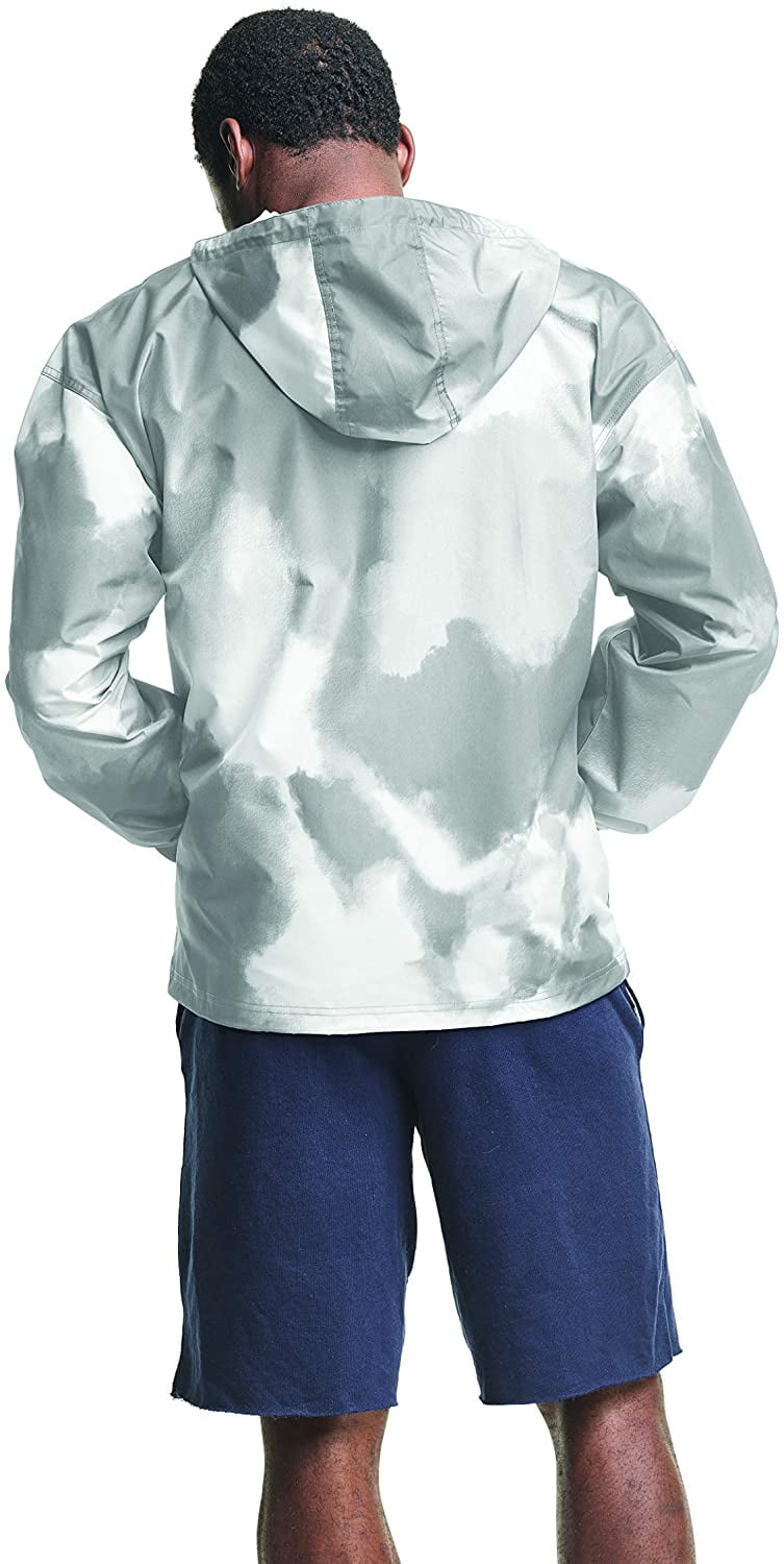 Jaqueta Masculina Champion Dobrável Estampada Total Branca Tamanho Grande