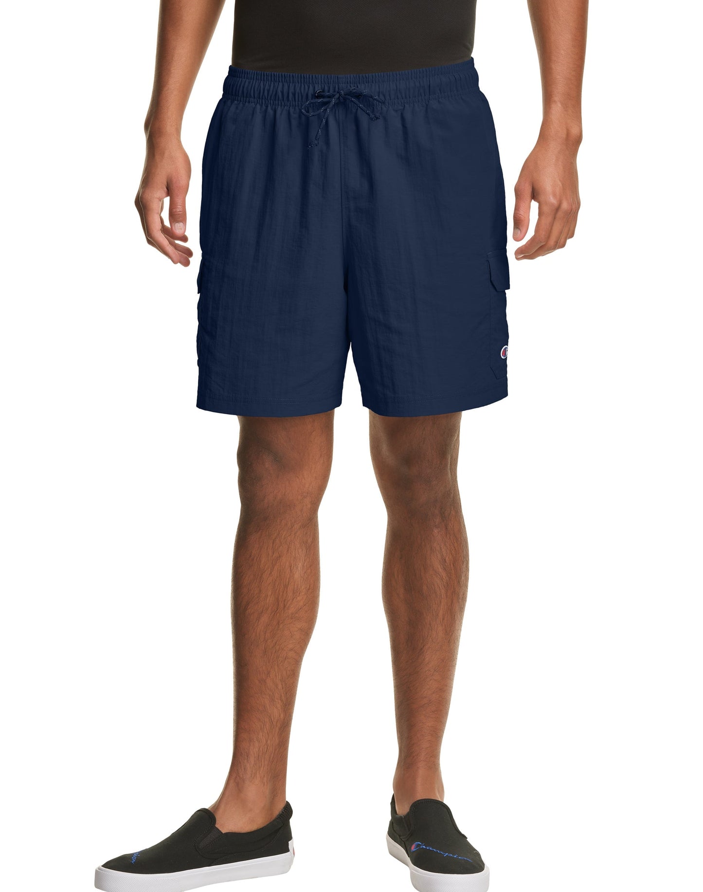 Bermuda cargo masculina Champion Take A Hike de 7 polegadas, azul, tamanho pequeno