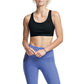 Sutiã esportivo Champion Absolute Racerback de impacto médio feminino, preto, tamanho G