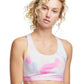 Sutiã esportivo Champion Absolute Printed Impact feminino, rosa, tamanho X-S