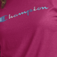 Camiseta Champion Classic Logo Feminina Rosa Tamanho P