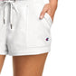Shorts Champion Campus French Terry Feminino Branco Tamanho Grande