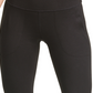 Calça legging feminina Champion Authentic Jogger, comprimento total, preta, tamanho X-S