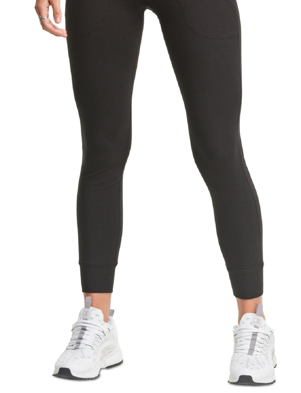 Calça legging feminina Champion Authentic Jogger Full Length Preta Tamanho X-G