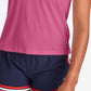 Camiseta regata feminina Champion Racerback com logo rosa, tamanho pequeno