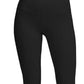 Leggings curtas Champion Double Dry femininas, pretas, tamanho grande