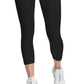 Leggings curtas Champion Double Dry femininas, pretas, tamanho grande