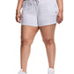Shorts Champion Plus Campus Solid Feminino Cinza Tamanho 3X