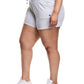 Shorts Champion Campus Solid Feminino Cinza Tamanho 2X