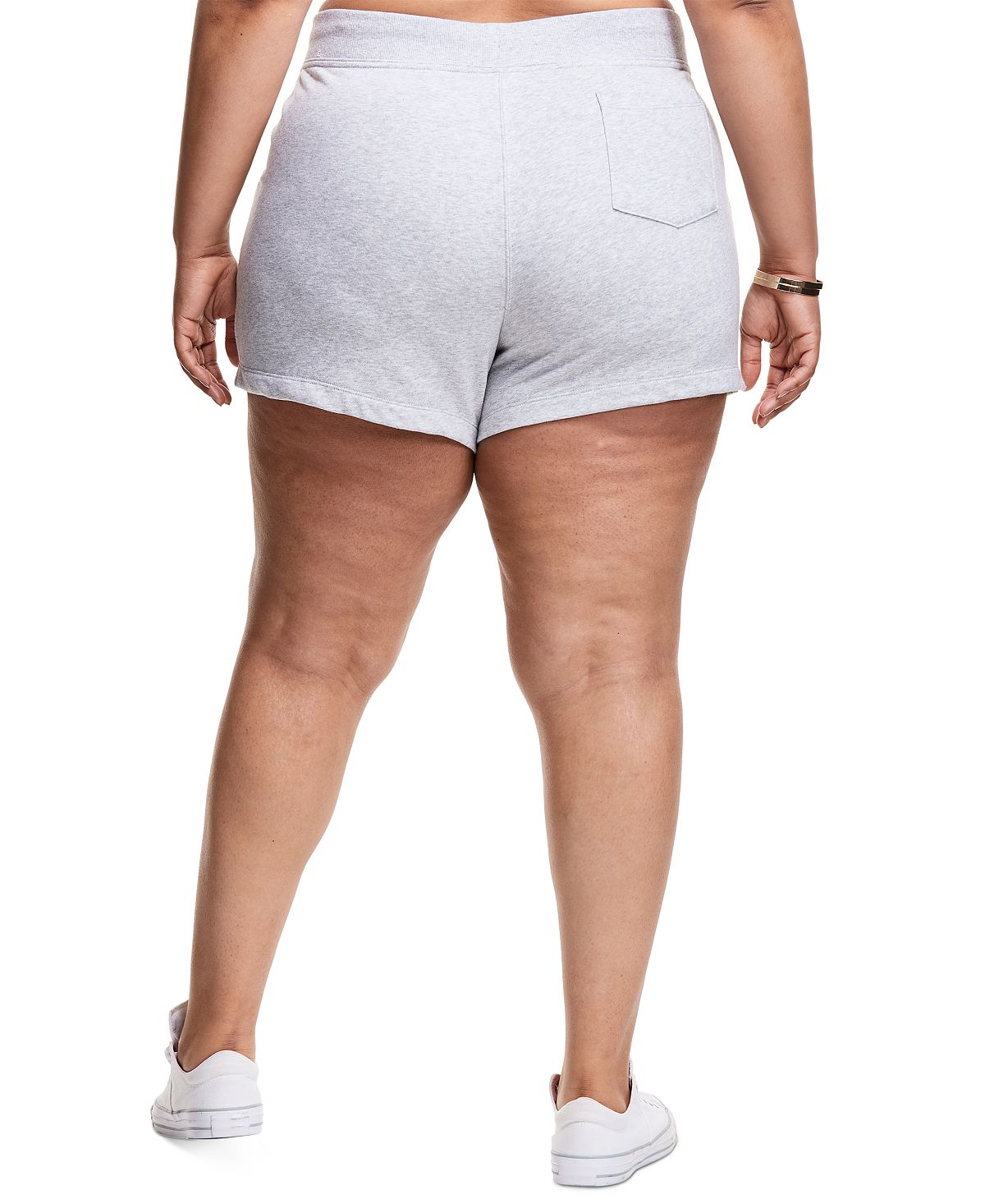 Shorts Champion Campus Solid Feminino Cinza Tamanho 2X