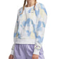 Champion Campus French Terry Tie Dyed Crew Top Feminino Branco Tamanho 2X