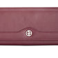 Carteira de recibo feminina Giani Bernini Pebble Leather vermelha tamanho regular