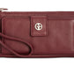 Bolsa de couro Softy Grab &amp; Go feminina Giani Bernini, vermelha, tamanho regular