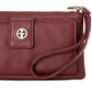 Bolsa de couro Softy Grab &amp; Go feminina Giani Bernini, vermelha, tamanho regular