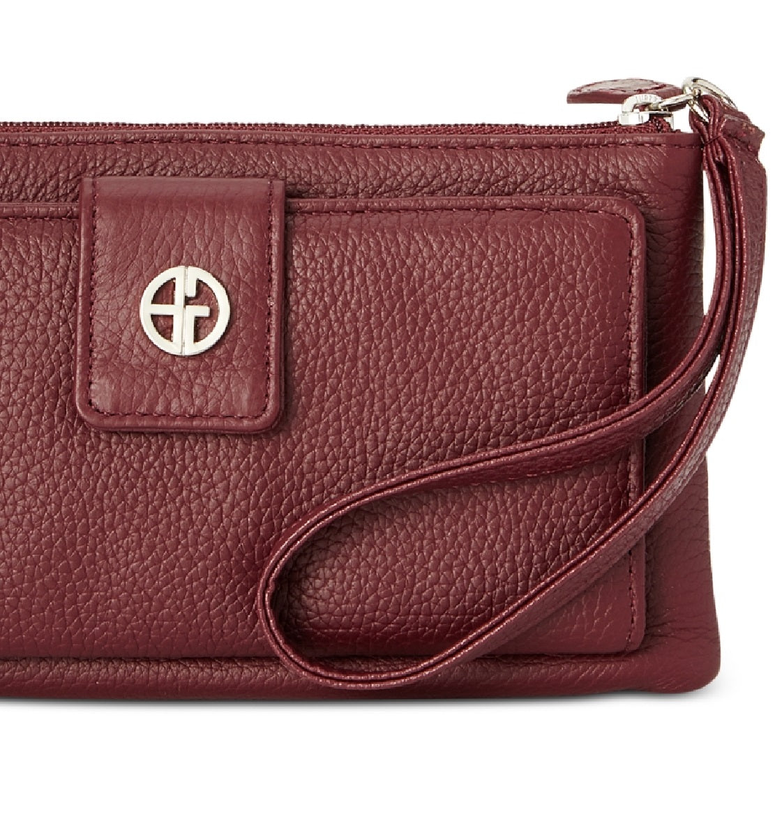 Bolsa de couro Softy Grab &amp; Go feminina Giani Bernini, vermelha, tamanho regular