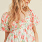 &Merci - Floral Sweetheart Mini Dress