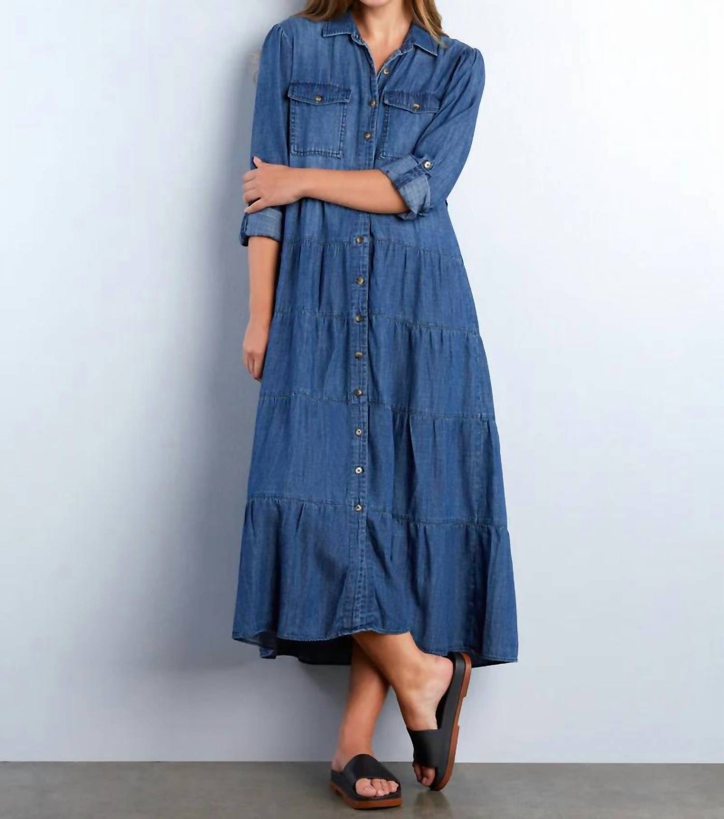 Billy T - Mave Maxi Denim Dress