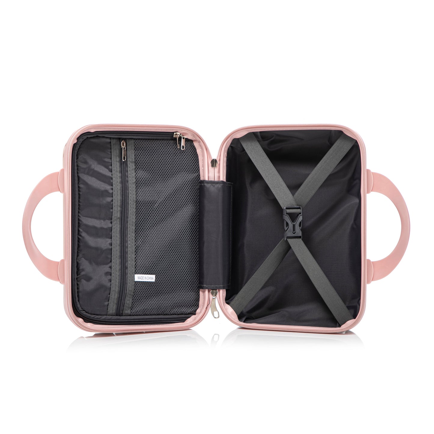 14"/20" 2-Pieces PC Spinner Wheel Carry On Luggage Set