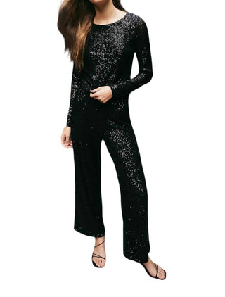 Z Supply - Calças de lantejoulas Skylar femininas