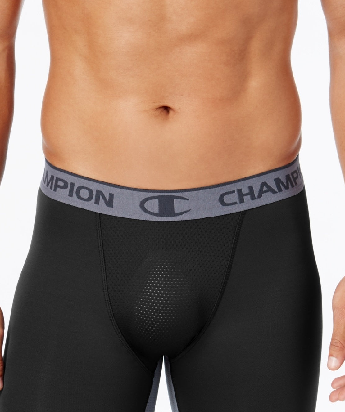 Bermuda de compressão Champion 9 Powerflex masculina, preta, tamanho pequeno