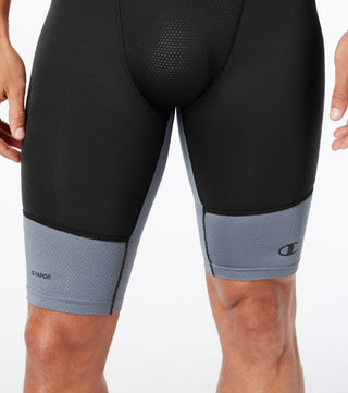 Bermuda de compressão Champion 9 Powerflex masculina, preta, tamanho pequeno