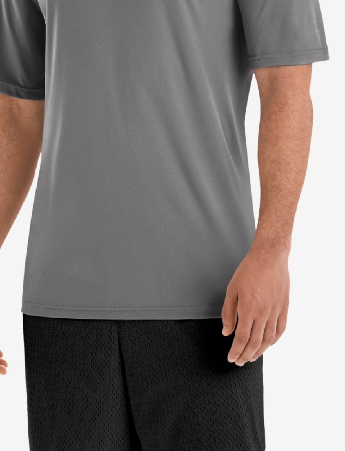 Camiseta Champion Double Dry Masculina Cinza Tamanho Grande