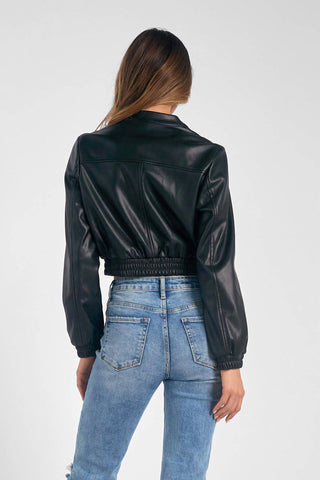 Elan - Jaqueta Bomber Cropped