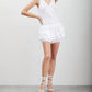Do+Be - Wrap Smocked Waist Ruffle Dress