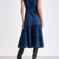 Elan - Midi Cap Sleeve Dress
