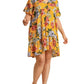 Umgee - Floral Ruffle Babydoll Dress
