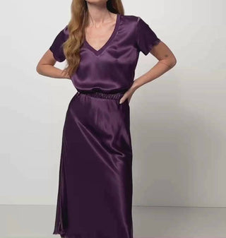 Nation Ltd - Camiseta com decote em V June