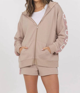 Vintage Havana - Moletom com capuz e zíper French Terry